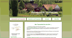 Desktop Screenshot of kommunitaet-imshausen.de