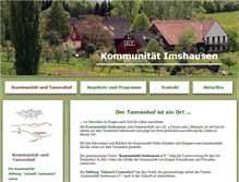 Tablet Screenshot of kommunitaet-imshausen.de